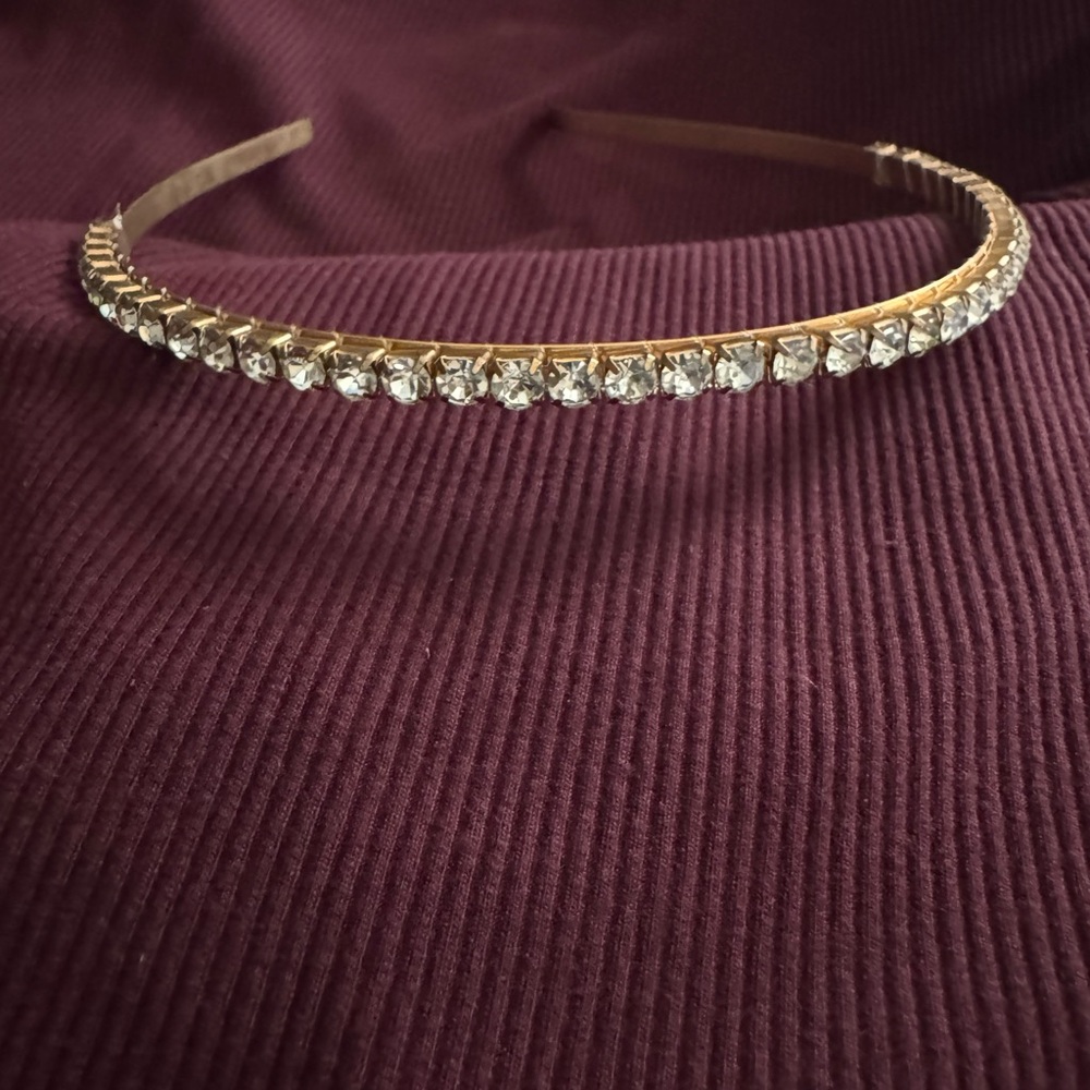 Gold and Silver Rhinestone Headband